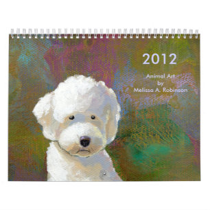 Animal art calendars 2012 fun original (PAST YEAR)