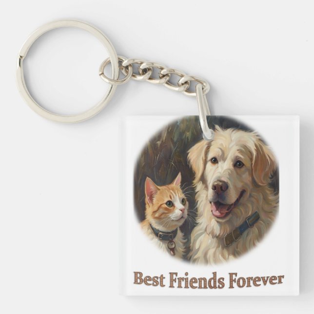 Animal Art Key Ring (Front)