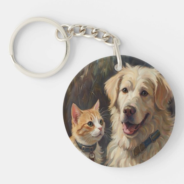 Animal Art Key Ring (Front)
