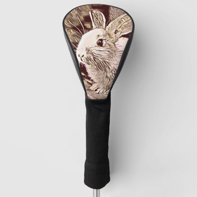 Animal ArtStudio 819 Bunny Golf Head Cover (Front)