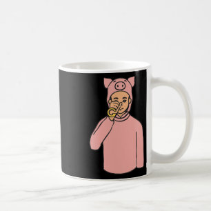 Animal Asl Hand Gesture Deaf Hearing Loss Awarenes Coffee Mug