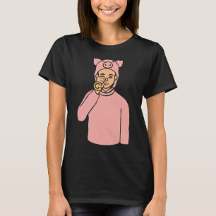 Animal Asl Hand Gesture Deaf Hearing Loss Awarenes T-Shirt