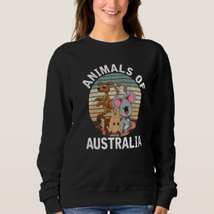 Animal  Aussie Zoo Animal Retro Australia Sweatshirt
