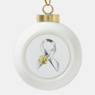 Animal awareness Hanging a Christmas tree Ceramic Ball Christmas Ornament