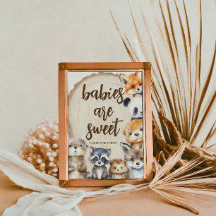 Animal Baby Shower Babies are Sweet Sign
