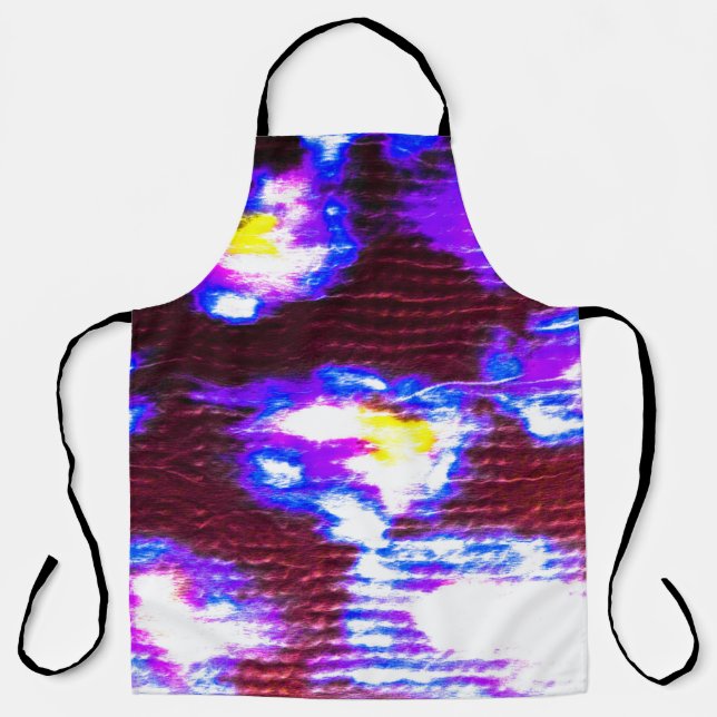 Animal Background. Dirty Art Pattern. Handmade Clo Apron (Front)