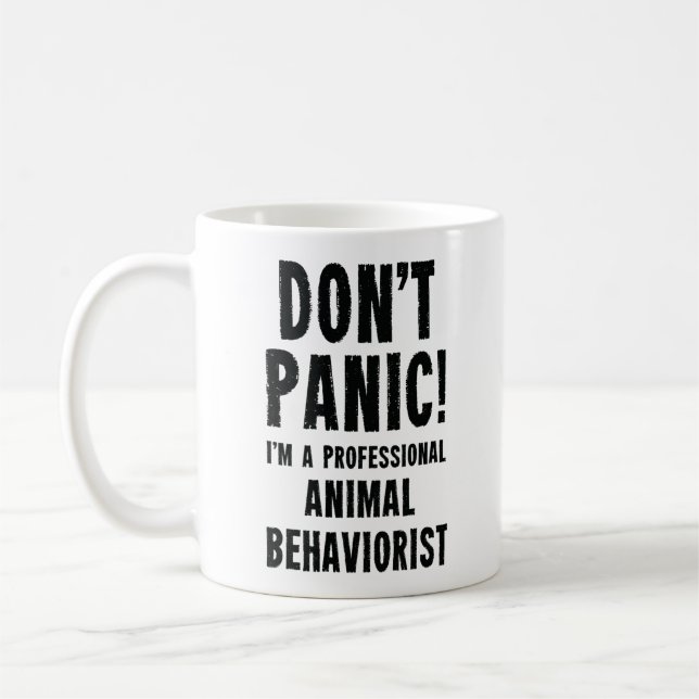 Animal Behaviorist Coffee Mug (Left)