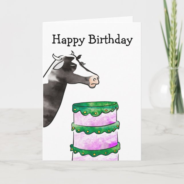 Animal birthday card (Front)