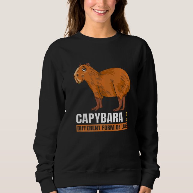 Animal Capybara   Sweatshirt (Front)