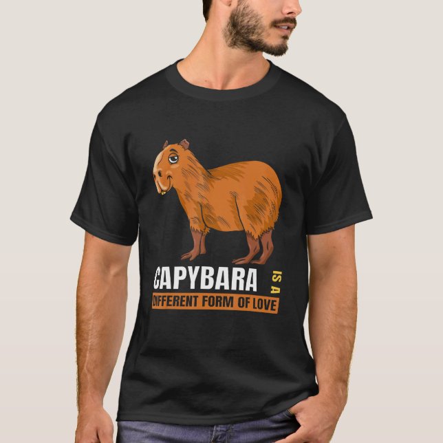 Animal Capybara T-Shirt (Front)