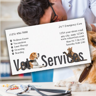 Animal Care Clinic Business Card