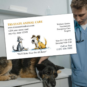 Animal Care Clinic Business Card