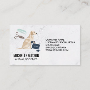 Animal Care   Dog Wash Soap and Haircut Business Card