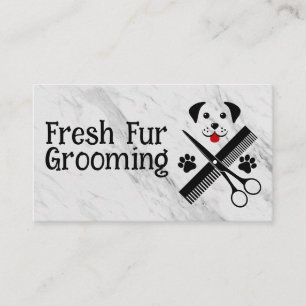 Animal Care Groomer Hair Cutting Tools Business Card