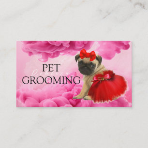 Animal Care Pet Grooming Spa Salon Puppy Business Card