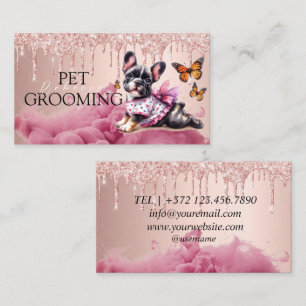 Animal Care Pet Grooming Spa Salon Puppy Business Card