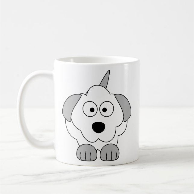 Animal Cartoon Colour Coffee Mug (Left)