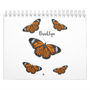 Animal cartoon illustration calendar