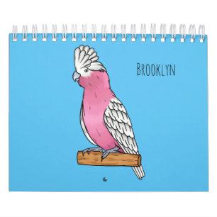 Animal cartoon illustration calendar