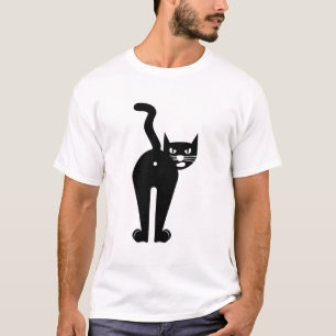 Animal Cat Mammal Silhouette T-Shirt