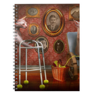 Animal - Cat - Retirement home for cats Notebook