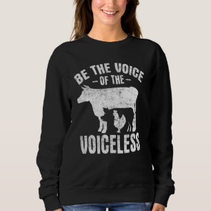 Animal Chicken Pig Cow Vegan Vegetarians Sweatshirt