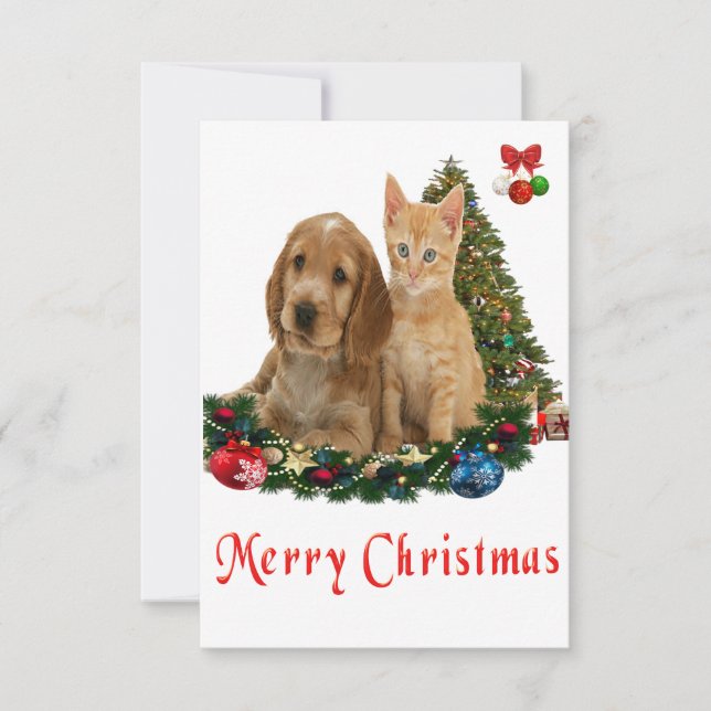 Animal Christmas cards (Front)