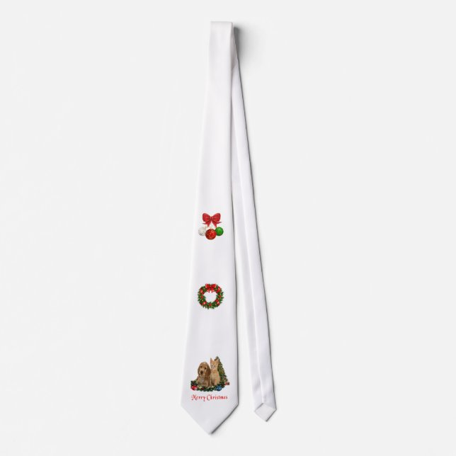 Animal Christmas tie (Front)