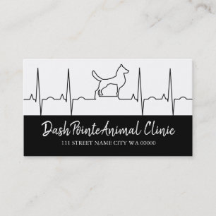 Animal Clinic  Pet Shelter Veterinary Business Card