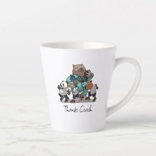 Animal Coach Thank You Gift Phys Ed Teacher Design Latte Mug