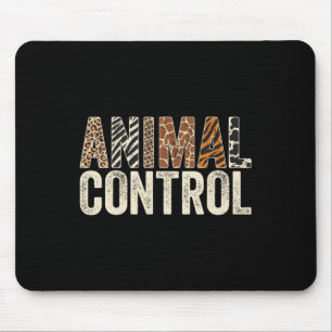 Animal Control Funny Halloween Costume Zoo Party M Mouse Pad