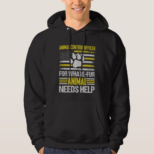 Animal Control Officer  Animal Catcher  7 Hoodie (Front)