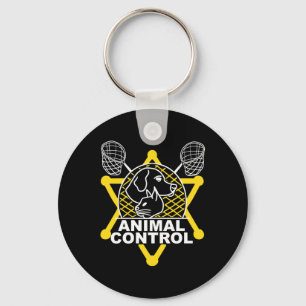 Animal Control Officer Catcher Cats Dogs Funny Lon Key Ring