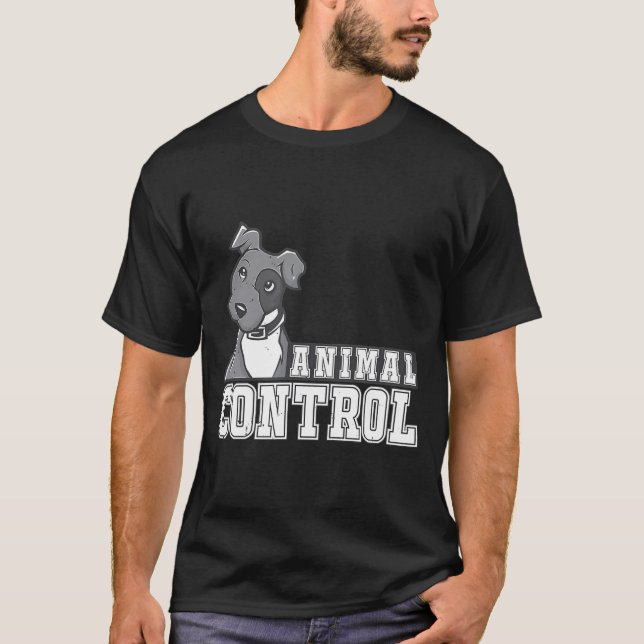 Animal Control Pit Bull Graphic Tee (Front)