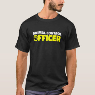 Animal Control Rescue Officer Professional Dog C T-Shirt