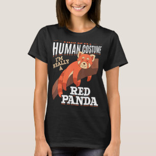 Animal  Costume Party Cute Zoo Animal  Red Panda T-Shirt