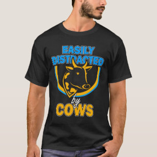Animal Cow Milk Cattle Farmer Pasture T-Shirt