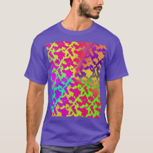 Animal Cow Print Colourful Cow Pattern T-Shirt