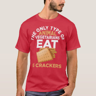 Animal crackers delicious snack vegetarian vegan f T-Shirt