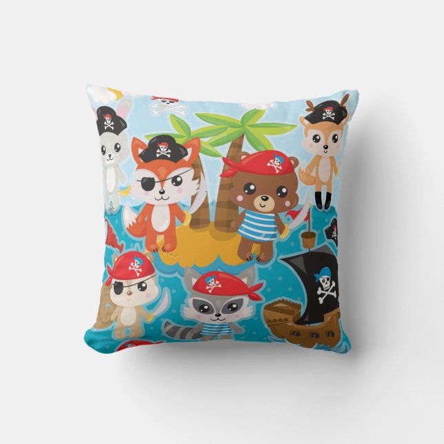 Animal Crew Pirate  Cushion (Front)