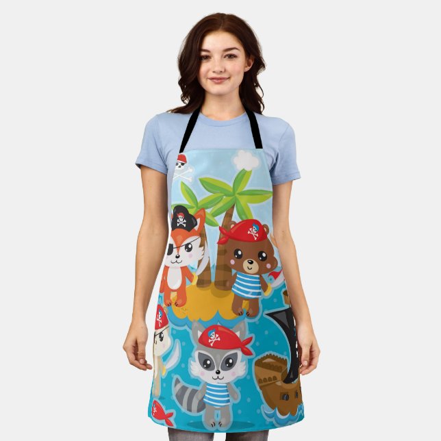 Animal Crew Pirate Party Apron (Worn)