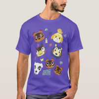 Animal Crossing Cute Pet Friends Nintendo Big Face