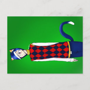 Animal Crossing Humanised Rover Postcard