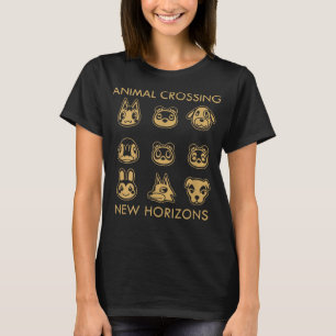 Animal Crossing New Horizons Character Grid T-Shirt