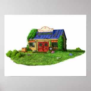 Animal Crossing - Nook's Cranny Abandoned Poster