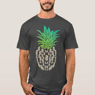 Animal Cute Squirrel Tropical Pineapple T-Shirt