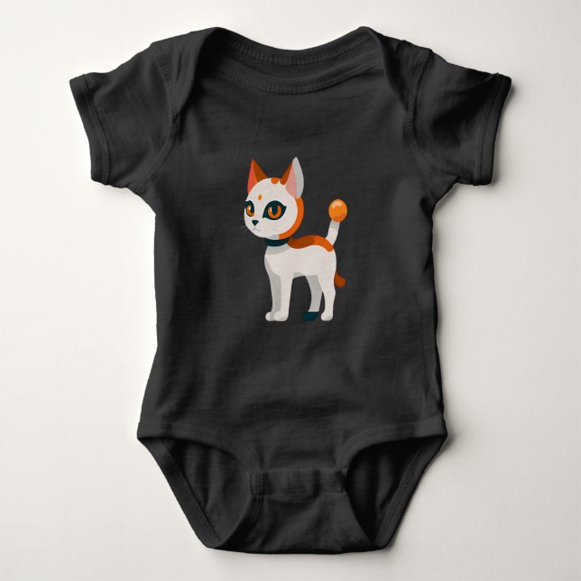 Animal Cutie Baby Bodysuit (Front)