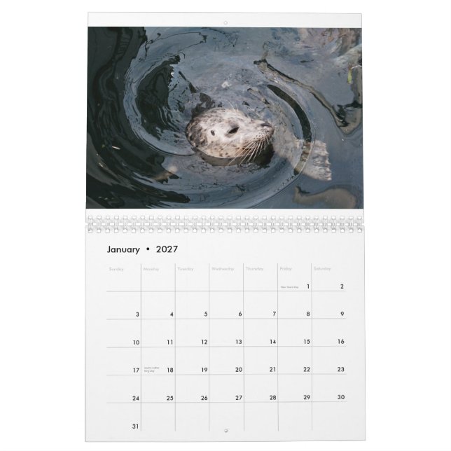 Animal Diversity Calendar (Jan 2027)
