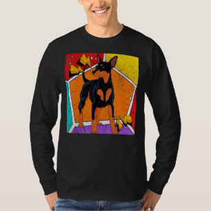 Animal Dog Pet Owner Pop Min Pinscher T-Shirt