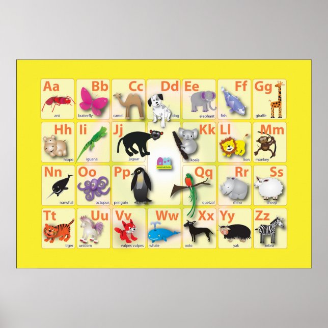 Animal domain on a large picture poster (Front)